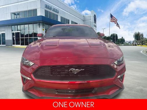 Red 2021 Ford Mustang EcoBoost Premium