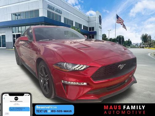 Red 2021 Ford Mustang EcoBoost Premium