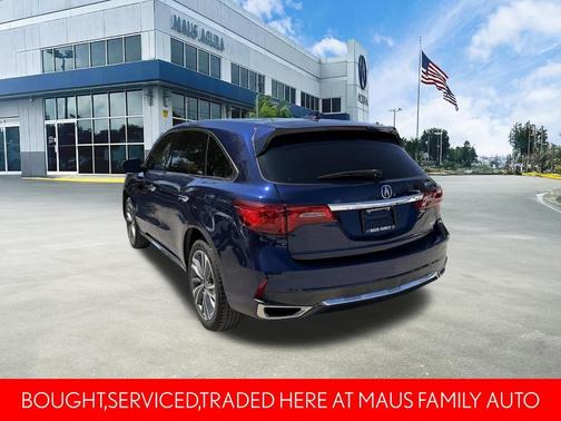 Blue 2019 Acura MDX 3.5L w/Technology Package
