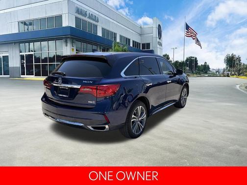 Blue 2019 Acura MDX 3.5L w/Technology Package