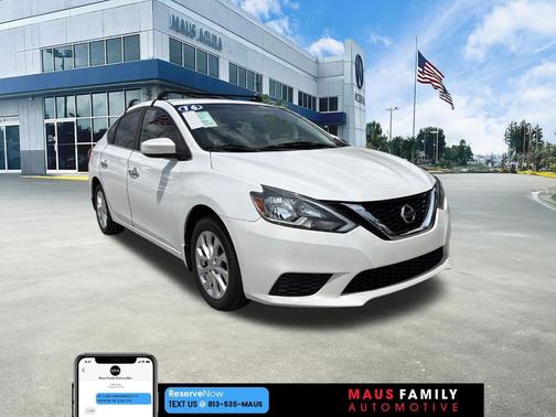 Aspen White 2016 Nissan Sentra SV