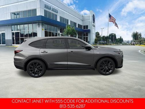 Gray 2026 Acura MDX A-Spec