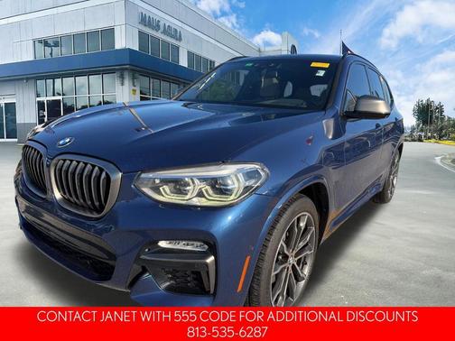 Blue 2019 BMW X3 M40i