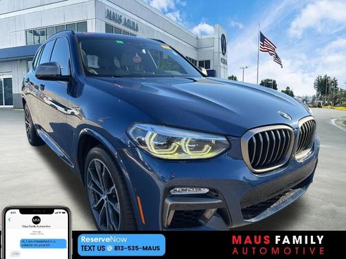 Blue 2019 BMW X3 M40i