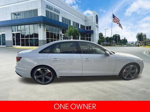 Glacier White Metallic 2023 Audi A4 45 S line Premium Plus