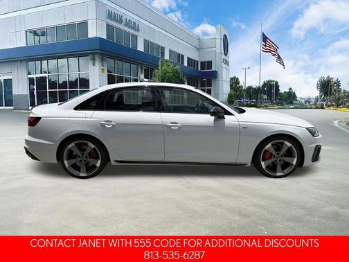 Glacier White Metallic 2023 Audi A4 45 S line Premium Plus