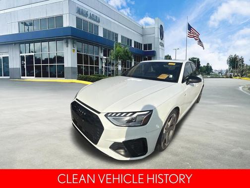 Glacier White Metallic 2023 Audi A4 45 S line Premium Plus