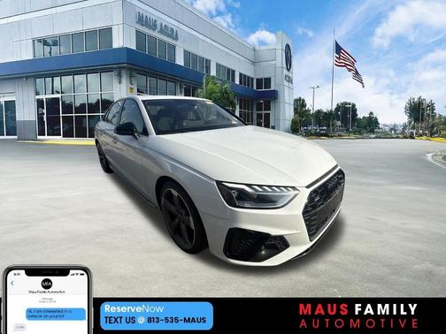 Glacier White Metallic 2023 Audi A4 45 S line Premium Plus