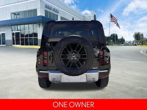 Santorini Black 2025 Land Rover Defender P300