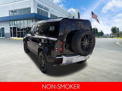 Santorini Black 2025 Land Rover Defender P300