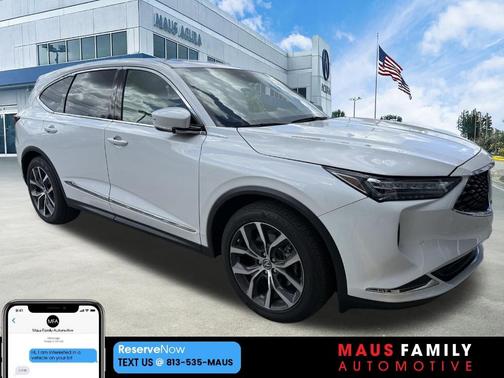 White 2023 Acura MDX Technology