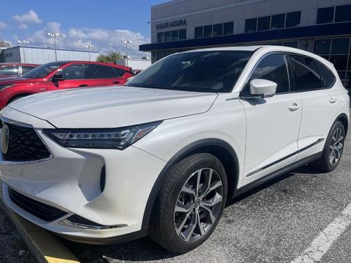 White 2023 Acura MDX Technology