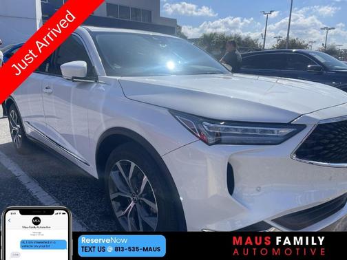 White 2023 Acura MDX Technology
