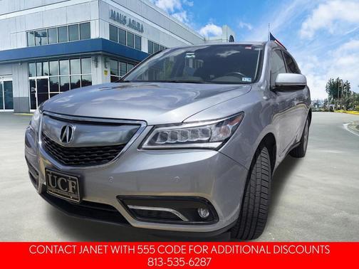 Silver 2016 Acura MDX 3.5L