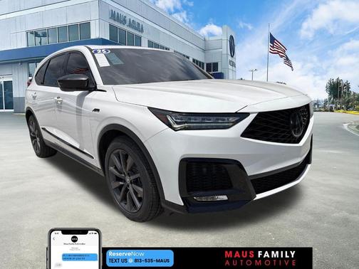 White 2025 Acura MDX A-Spec