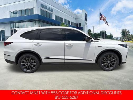 White 2025 Acura MDX A-Spec