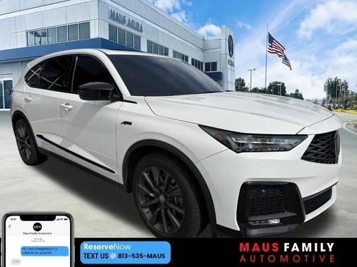 White 2025 Acura MDX A-Spec