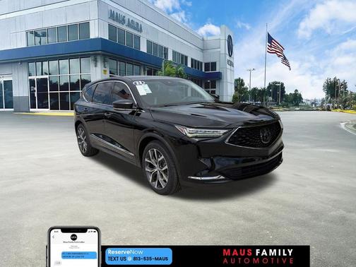 Black 2023 Acura MDX Technology