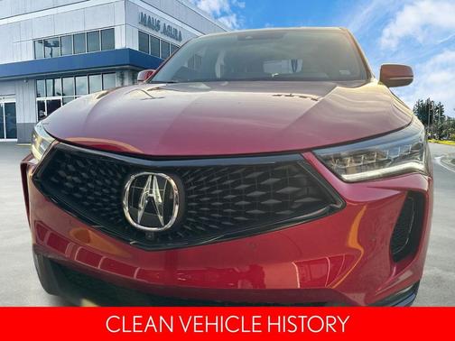 Red 2023 Acura RDX A-Spec Advance Package
