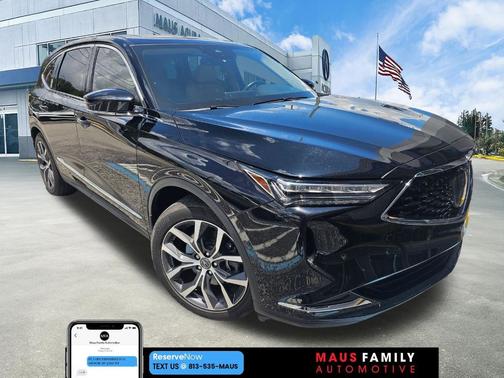 Black 2023 Acura MDX Technology