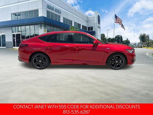 Red 2024 Acura Integra A-Spec