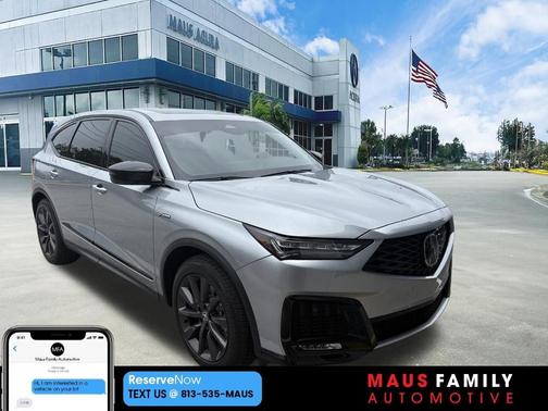 Silver 2025 Acura MDX A-Spec