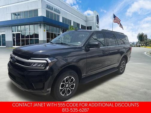 Black 2024 Ford Expedition Max XLT