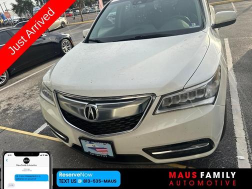 White 2016 Acura MDX 3.5L