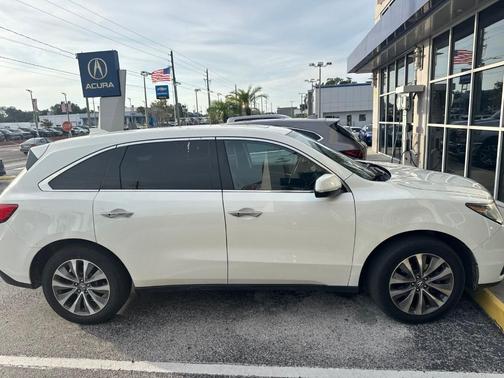 White 2016 Acura MDX 3.5L
