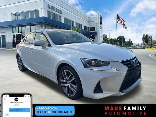 White 2019 Lexus IS 300 Base