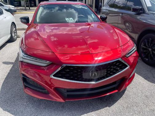 Red 2023 Acura TLX Technology