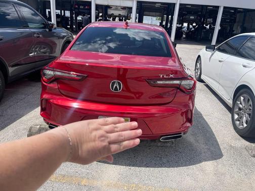 Red 2023 Acura TLX Technology