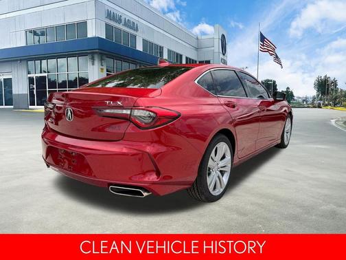 Red 2023 Acura TLX Technology