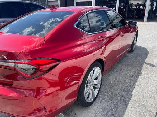 Red 2023 Acura TLX Technology