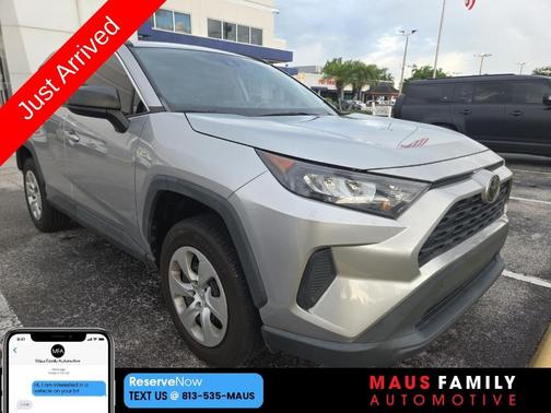 Silver 2021 Toyota RAV4 LE