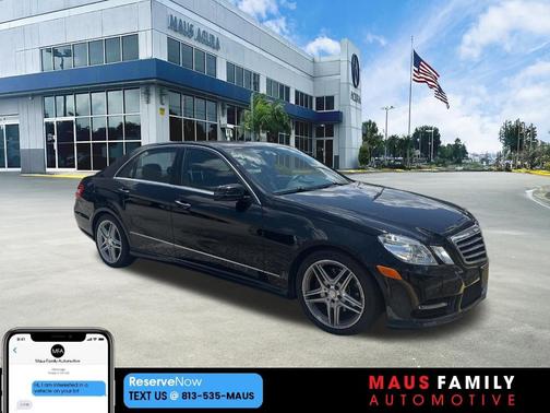 Black 2013 Mercedes-Benz E-Class E 350