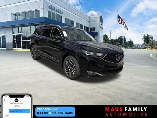 Black 2026 Acura MDX Advance Package