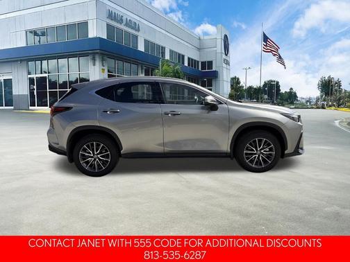 Silver 2023 Lexus NX 350 Premium