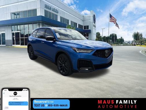 Blue 2026 Acura MDX A-Spec