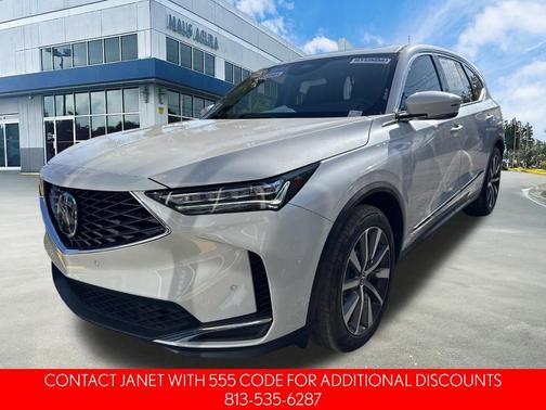 White 2025 Acura MDX Technology Package