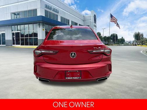 Red 2023 Acura TLX Technology