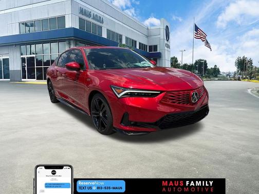 Red 2026 Acura Integra A-Spec Technology