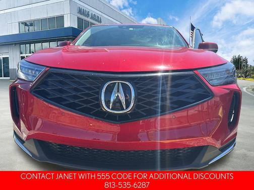 Red 2025 Acura RDX Technology Package