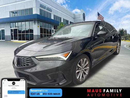 Black 2024 Acura Integra Base