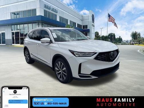 White 2026 Acura MDX Technology Package