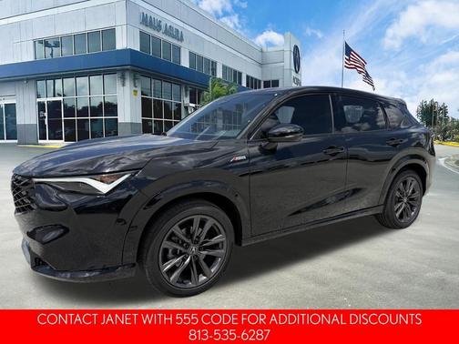 Black 2025 Acura ADX A-Spec