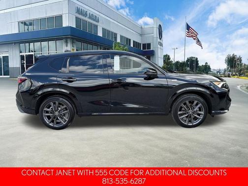Black 2025 Acura ADX A-Spec