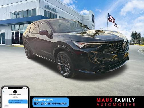 Black 2025 Acura ADX A-Spec