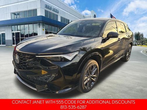 Black 2025 Acura ADX A-Spec