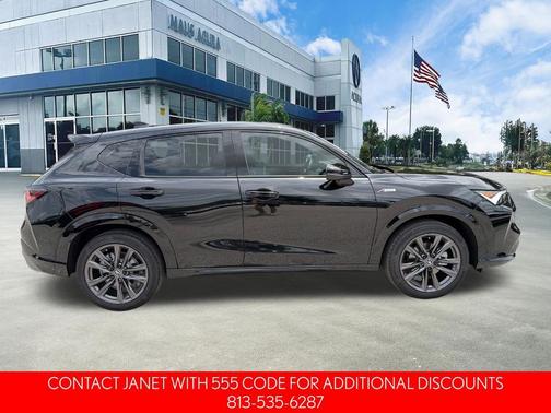 Black 2025 Acura ADX A-Spec